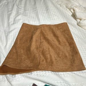 Suede Skirt